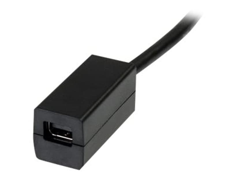 Startech 6in DisplayPort to Mini DisplayPort Video Cable Adapter 0.152m Mini DisplayPort DisplayPort Musta