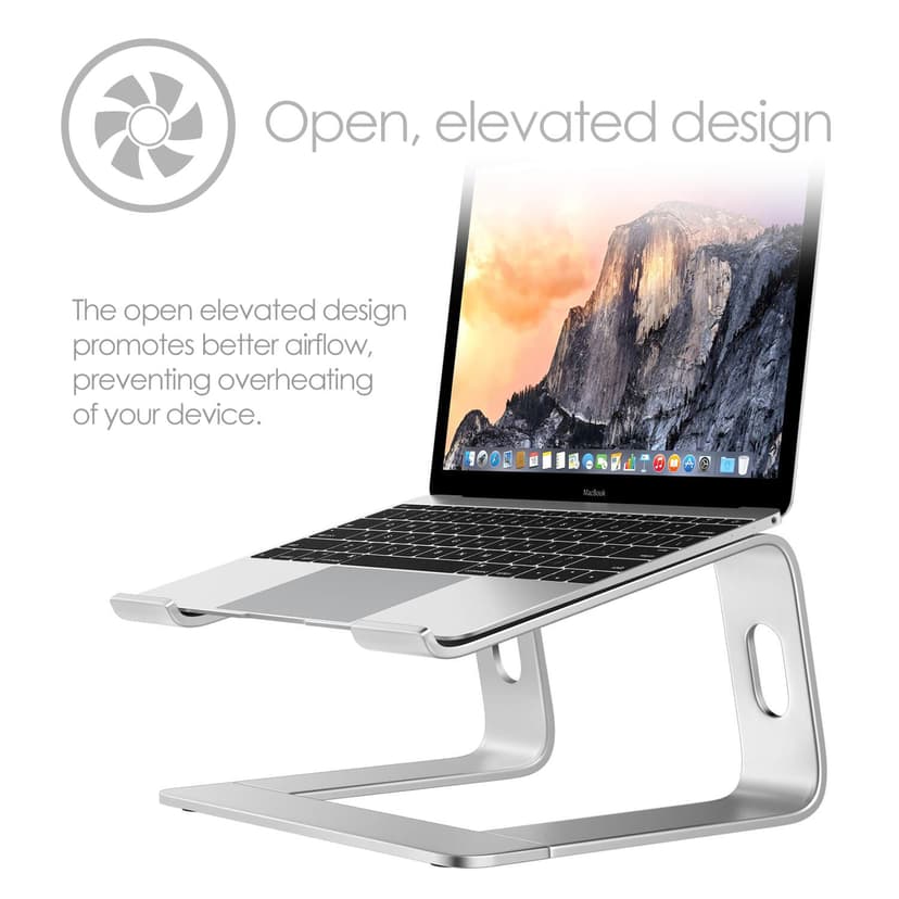 Desire2 Laptopställ Supreme Pro Aluminium Silver