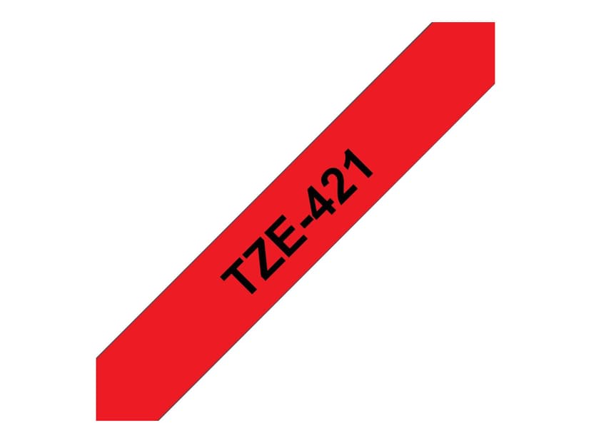 Brother Tape TZE-421 9mm Svart/Röd