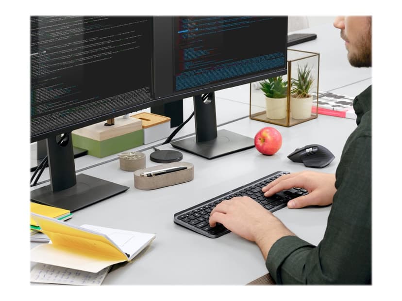 Logitech MX Keys Trådlös Nordisk Tangentbord