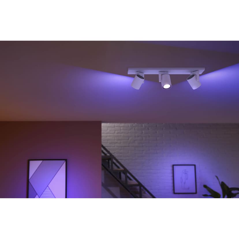 Philips Hue Argenta White/Color 3x5,7W Vit