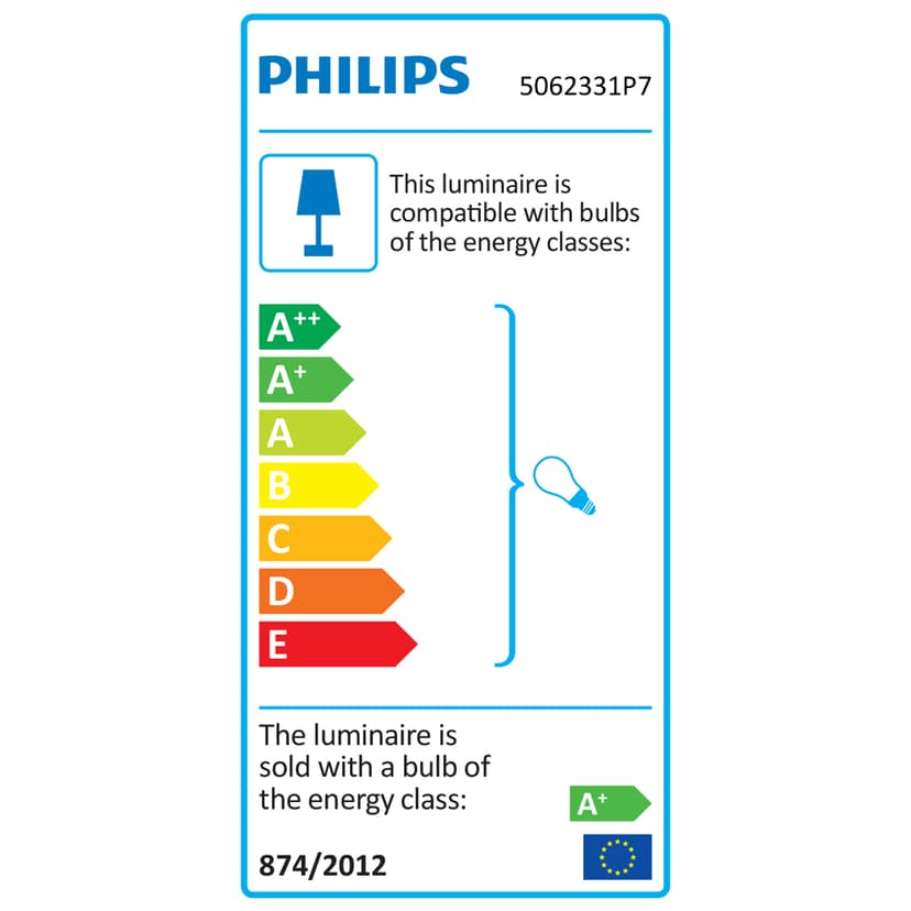 Philips Hue Argenta White/Color 3x5,7W Vit