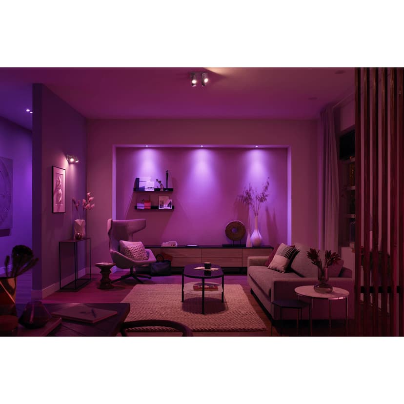 Philips Hue Argenta White/Color 4x5,7W Silver