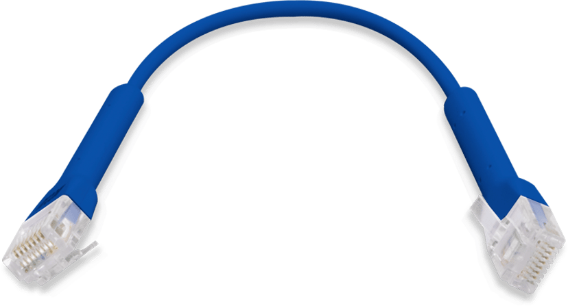 Ubiquiti UniFi Ethernet Patch Cable RJ-45 RJ-45 CAT 6 0.1m Sininen