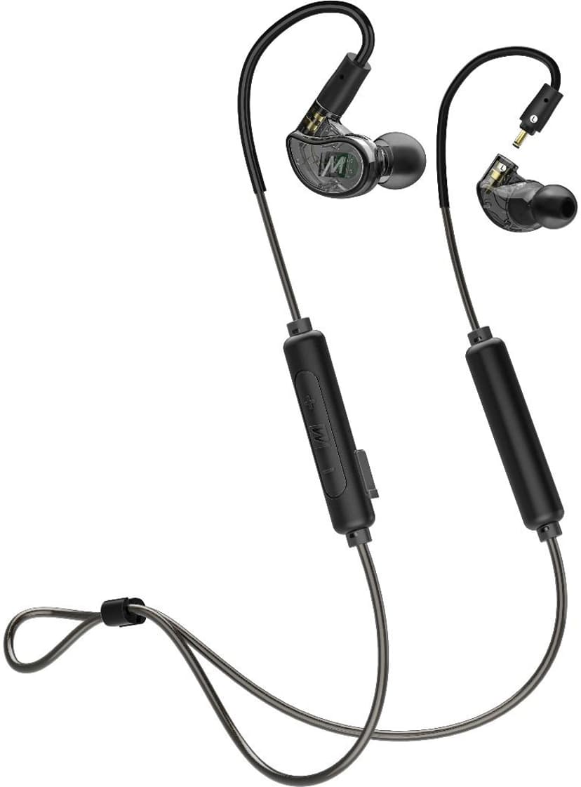 Mee Audio M6 Pro Gen2 + Btc2 Wireless Adapter Hörlurar 3,5 mm kontakt Stereo Svart