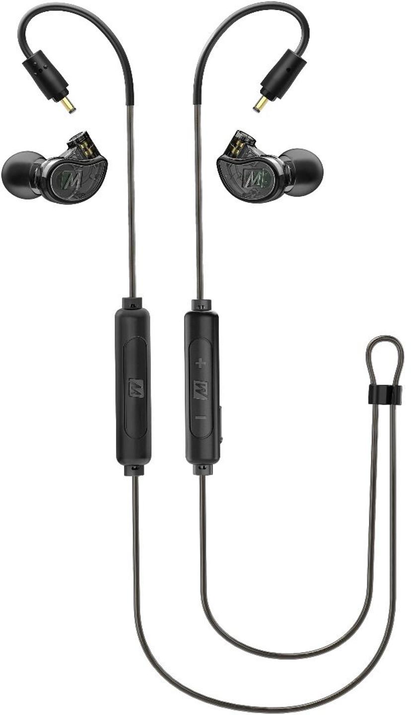 Mee Audio M6 Pro Gen2 + Btc2 Wireless Adapter Hörlurar 3,5 mm kontakt Stereo Svart