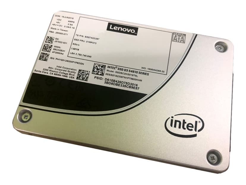Lenovo Intel S4610 Mainstream 2.5" Serial ATA III