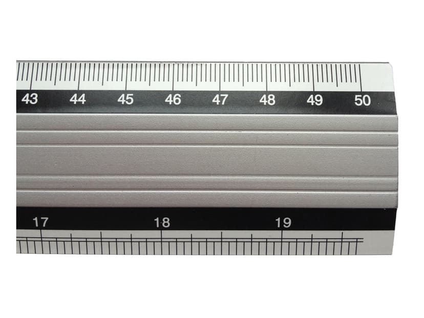 M+R Linjal Aluminium 50cm