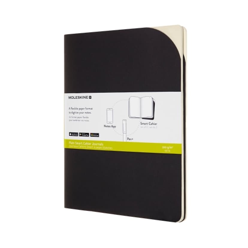 Moleskine Notebook Cashier XL Black Soft Unruled + Smartpen+