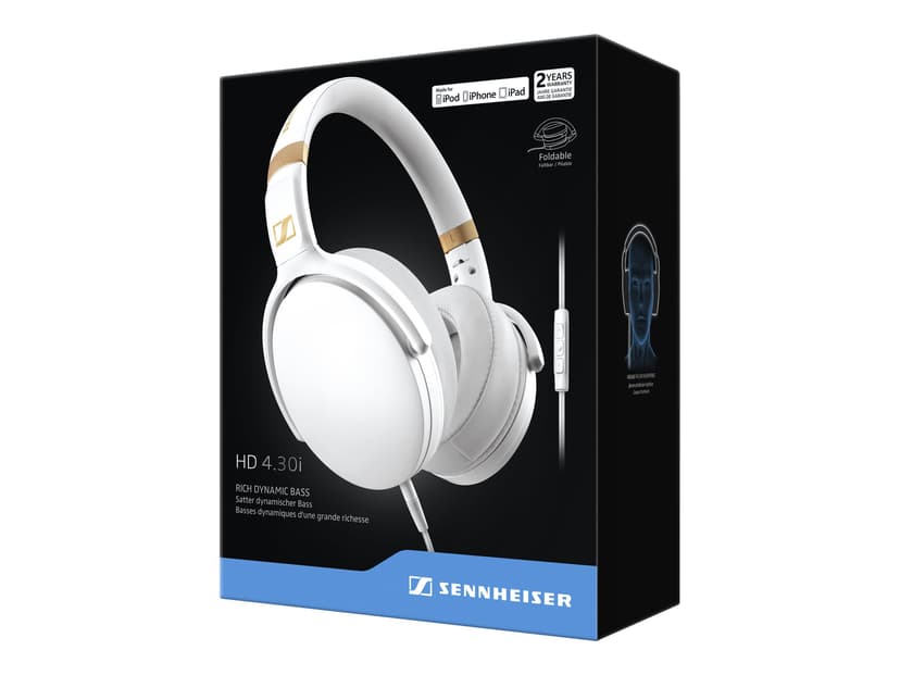 SENNHEISER HD 4.30I White Demo 506812 Dustin.fi