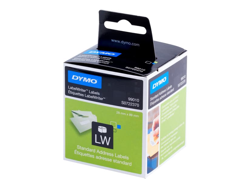 Dymo Etiketter Adresse 89 x 28mm - LW 2-pk