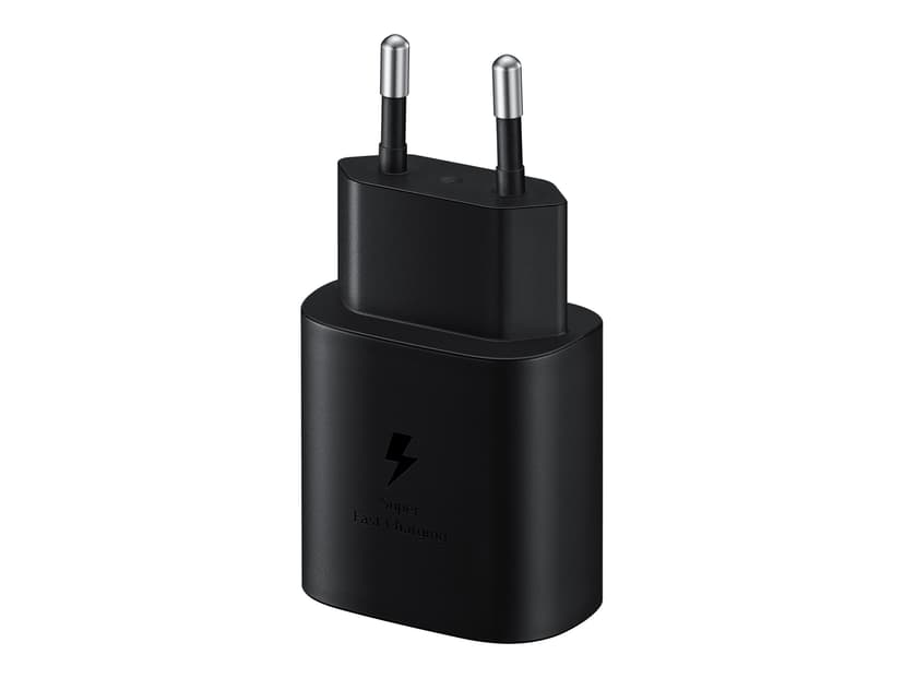 Samsung Wall Charger 25W + USB-C Cable 1m Musta