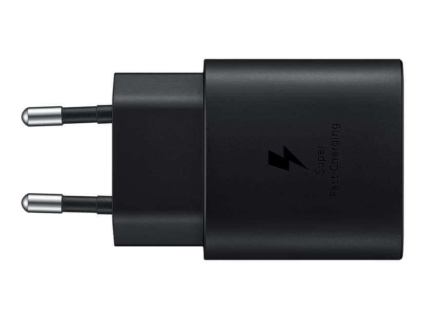 Samsung Wall Charger 25W + USB-C Cable 1m Musta