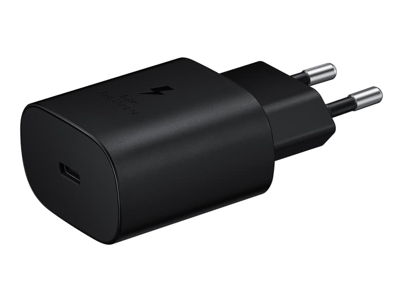 Samsung Wall Charger 25W + USB-C Cable 1m Musta