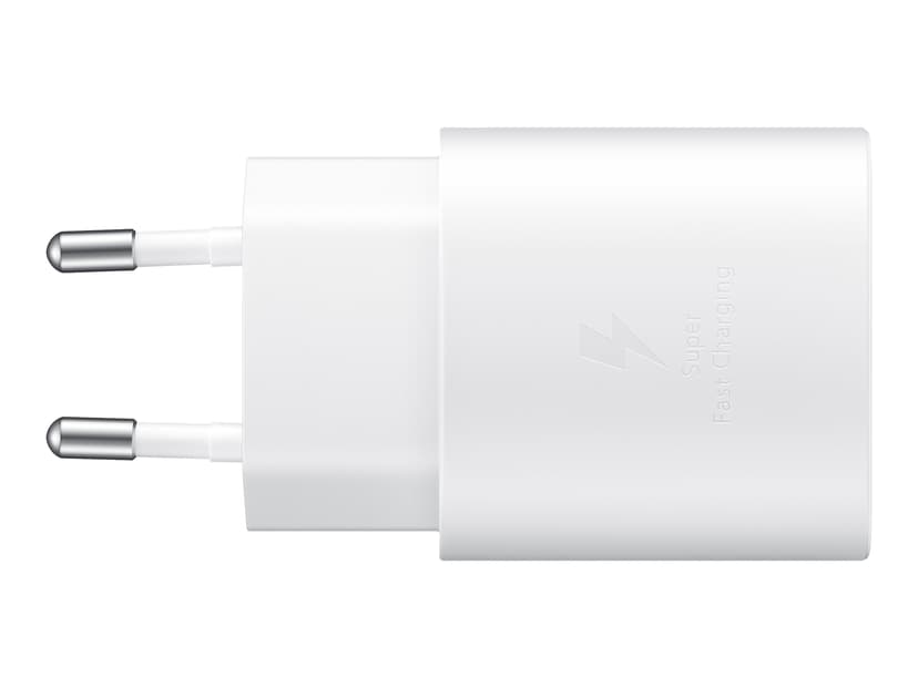 Samsung Wall Charger 25W + USB-C Cable 1m Valkoinen