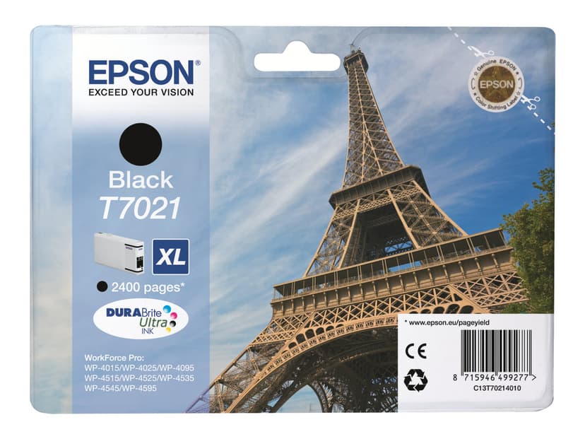 Epson Muste Musta T7021 XL - WP4000/4500