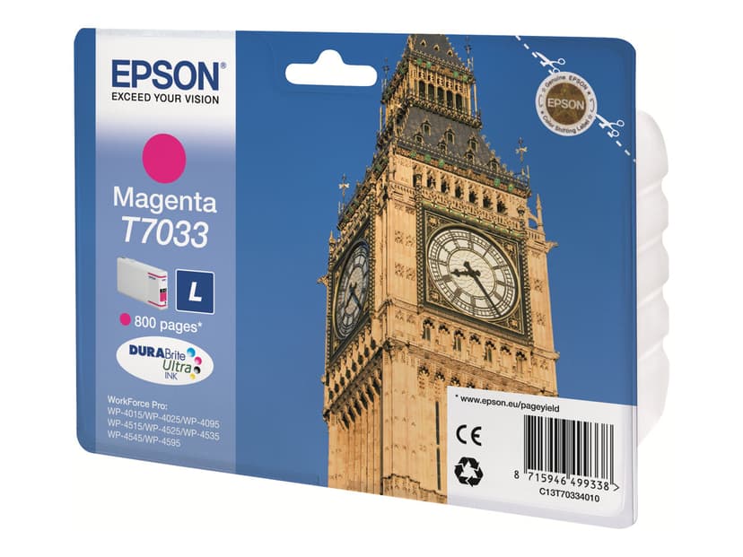 Epson Muste Magenta T7034 L - WP4000/4500