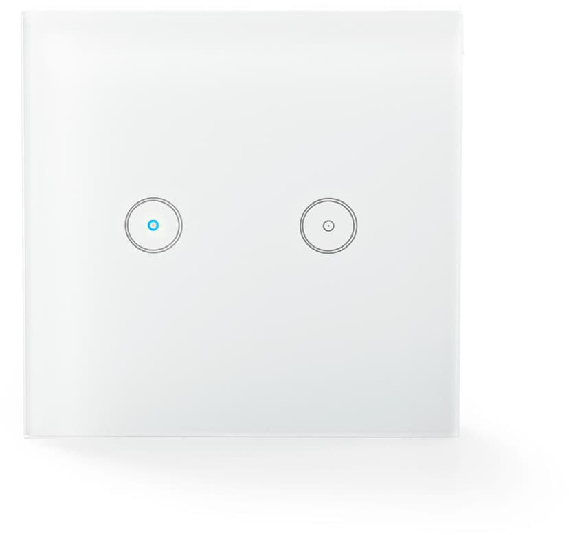 Nedis WiFi Smart Väggswitch Dubbel