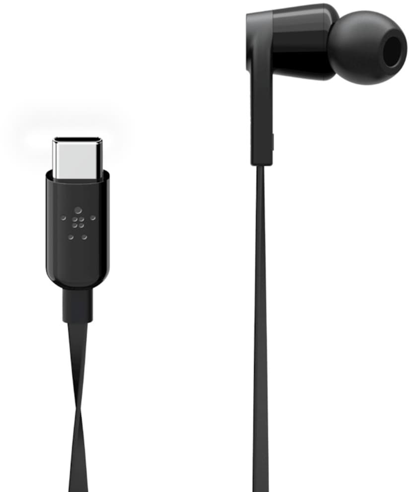 Belkin Earphones USB-C With Mic In-ear Kuulokkeet USB-C Stereo Musta