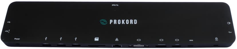 Prokord USB-C 4K Docking Station PD3.0 Charge USB-C Portreplikator
