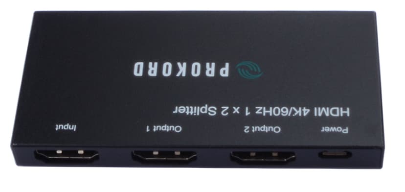 Prokord HDMI 2-Port 4K Video Splitter 4K@60HZ