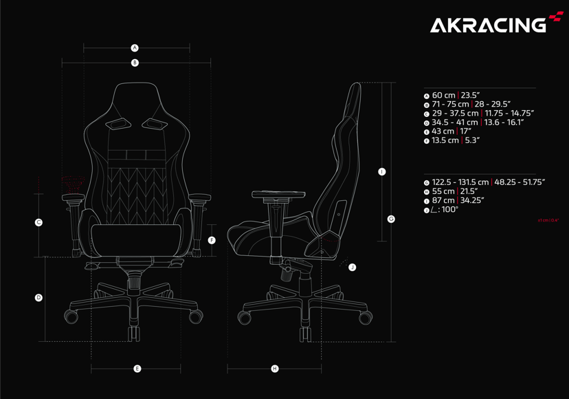 AK Racing Pro Deluxe Musta