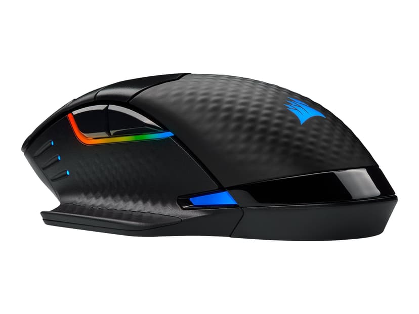 Corsair Gaming DARK CORE RGB PRO SE Kabelansluten, Trådlös 18000dpi Mus Svart