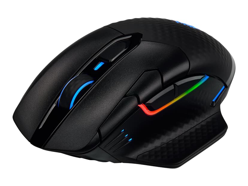 Corsair Gaming DARK CORE RGB PRO SE Kabelansluten, Trådlös 18000dpi Mus Svart