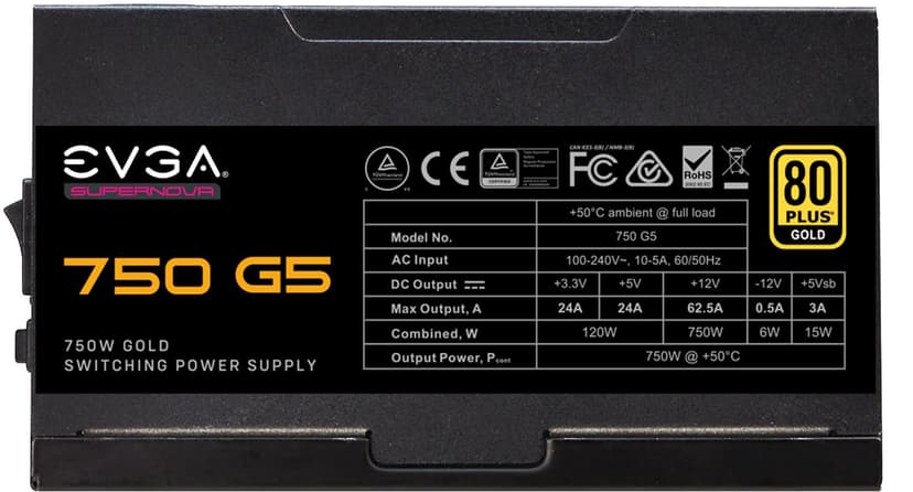EVGA SuperNOVA 750 G5 750W 80 PLUS Gold