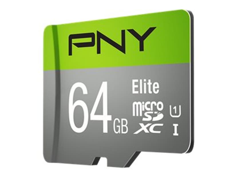 PNY Elite 64GB microSDXC UHS-I -muistikortti