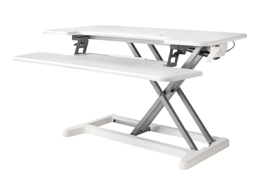 Bakker Justerbart Sit-Stand Desk Riser 2 Hvit