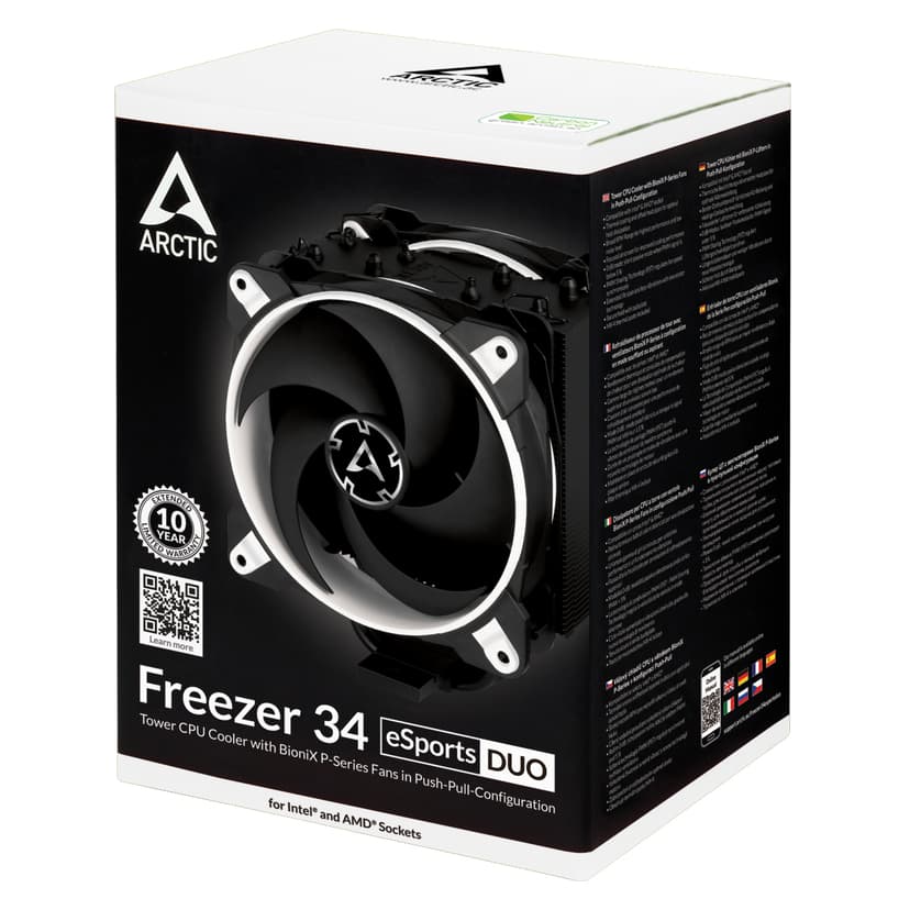 ARCTIC Freezer 34 eSports DUO Jäähdytin Musta, Valkoinen
