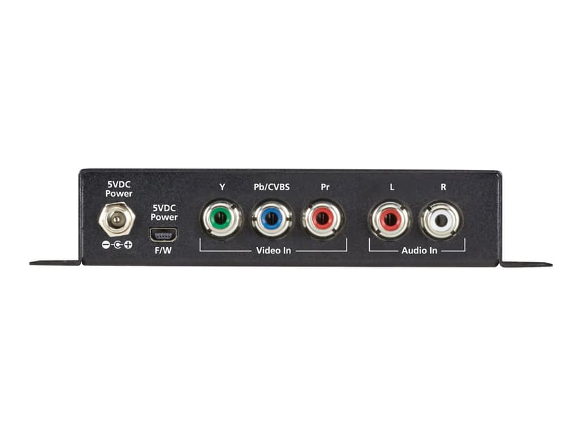 Black Box Component/Composite-To-HDMI scaler/converter with audio