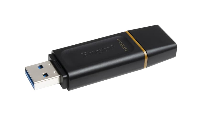 Kingston Datatraveler Exodia 128GB USB A-tyyppi Musta, Keltainen