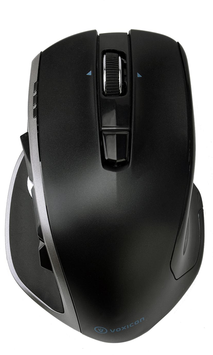 Voxicon Slim Metal Keyboard 295 Grey +Pro Mouse Dm-P30wl Nordisk Sett med tastegruppe og mus
