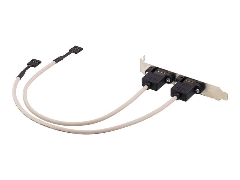 Deltaco Adapter 5-pins USB 2.0-hode Hunn 4-pins USB type A Hunn