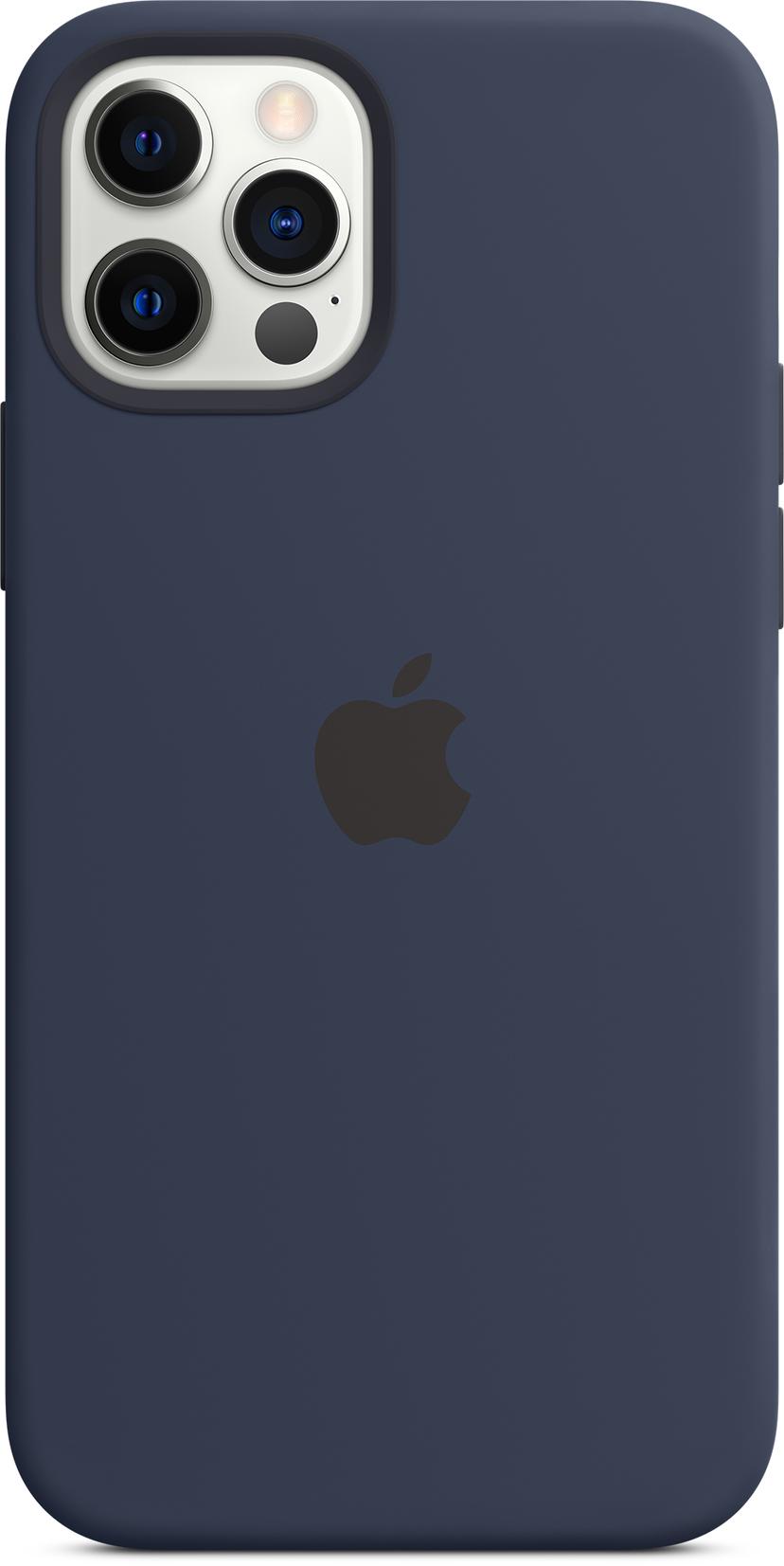 Apple Silicon Case with MagSafe iPhone 12, iPhone 12 Pro Deep navy