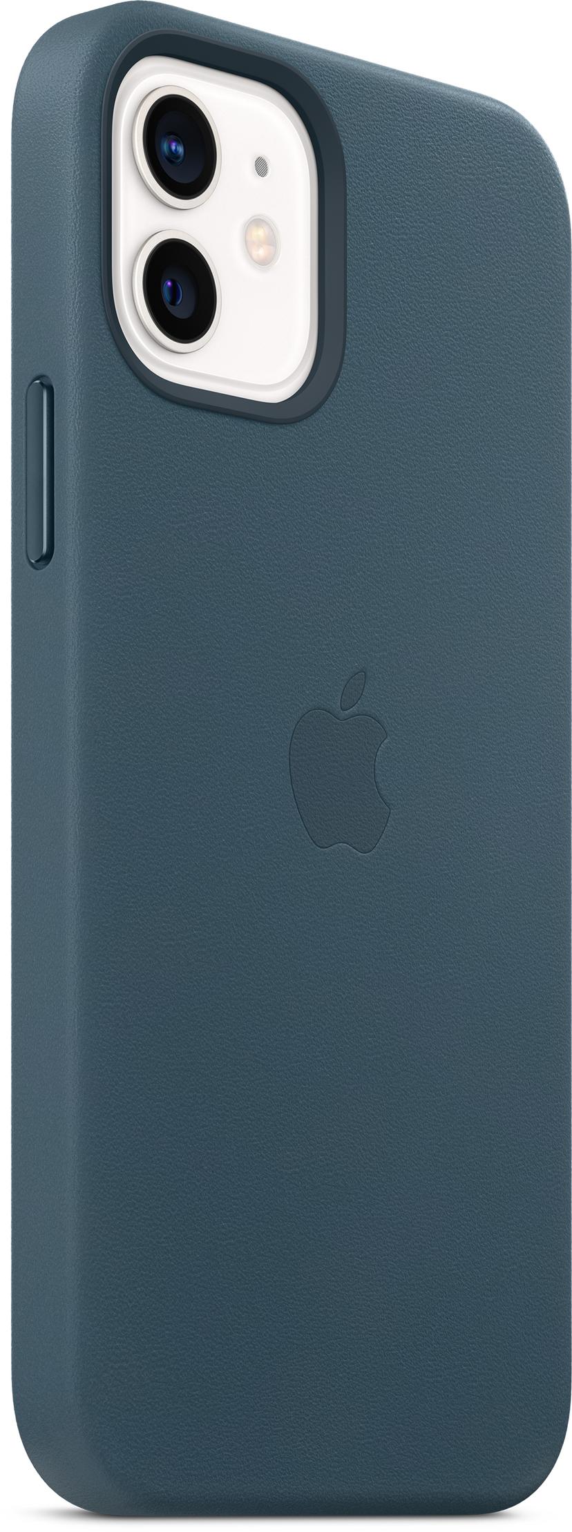 Apple Leather Case with MagSafe iPhone 12, iPhone 12 Pro Itämerensininen