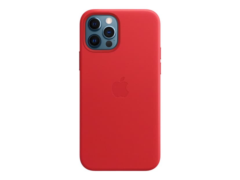 Apple Leather Case with MagSafe iPhone 12, iPhone 12 Pro Tuote (RED)