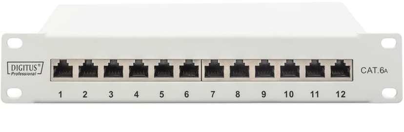Cat6a patch panel 12 sales port