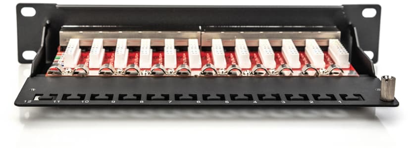 Digitus Patchpanel 12 portar Skärmad (STP) CAT 6a