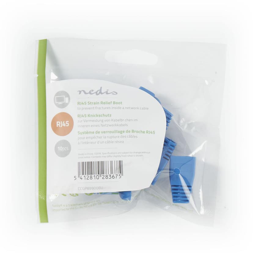 Nedis Network Cable Cover Blue 10-Pack