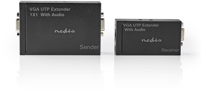 Nedis VGA ja Sound Extender verkon kautta