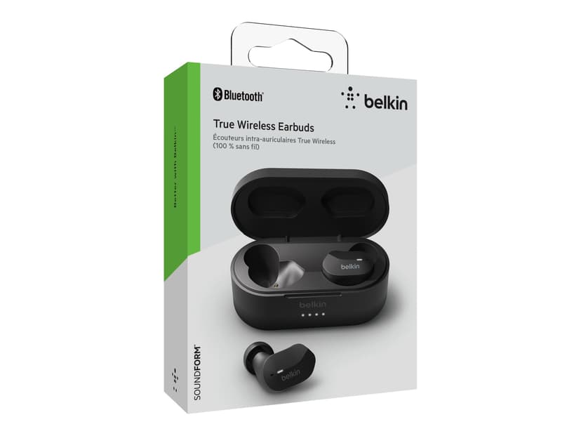 Belkin SoundForm True wireless-hörlurar Svart