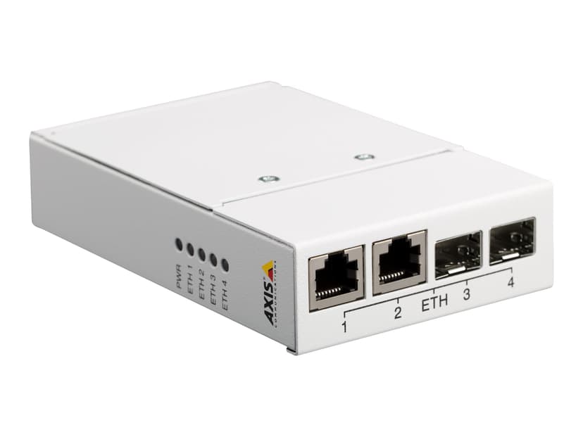 Axis T8606 Media Converter Switch Glasvezel mediaconverter RJ-45 SFP (mini-GBIC)