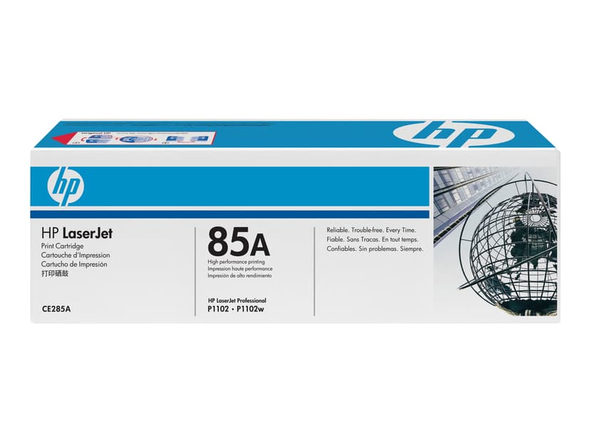 HP Toner Svart 85A 1.6K - CE285AD 2-Pack