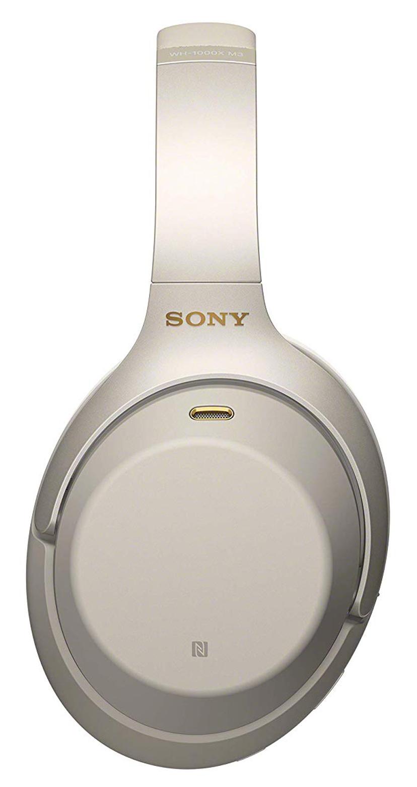 Sony WH-1000XM3 trådløse hodetelefoner med mikrofon Hodetelefoner 3,5 mm jakk Sølv