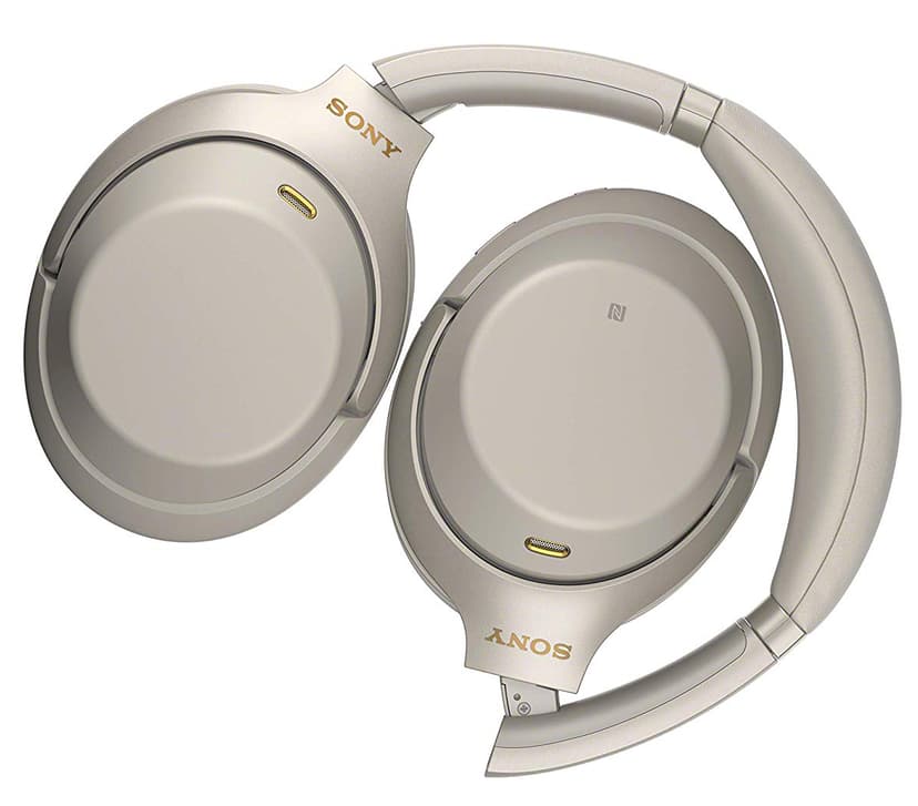 Sony WH-1000XM3 trådløse hodetelefoner med mikrofon Hodetelefoner 3,5 mm jakk Sølv
