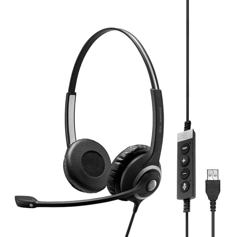 EPOS IMPACT SC260-II USB Headset MS Headset Microsoft-teams, Skype for Buisness Stereo Svart
