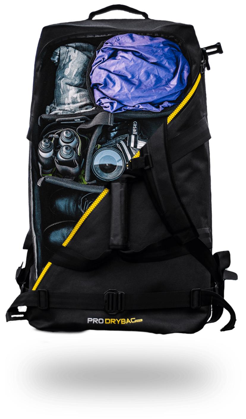 Subtech Sports Pro Drybag 100L Keltainen, Musta, Valkoinen